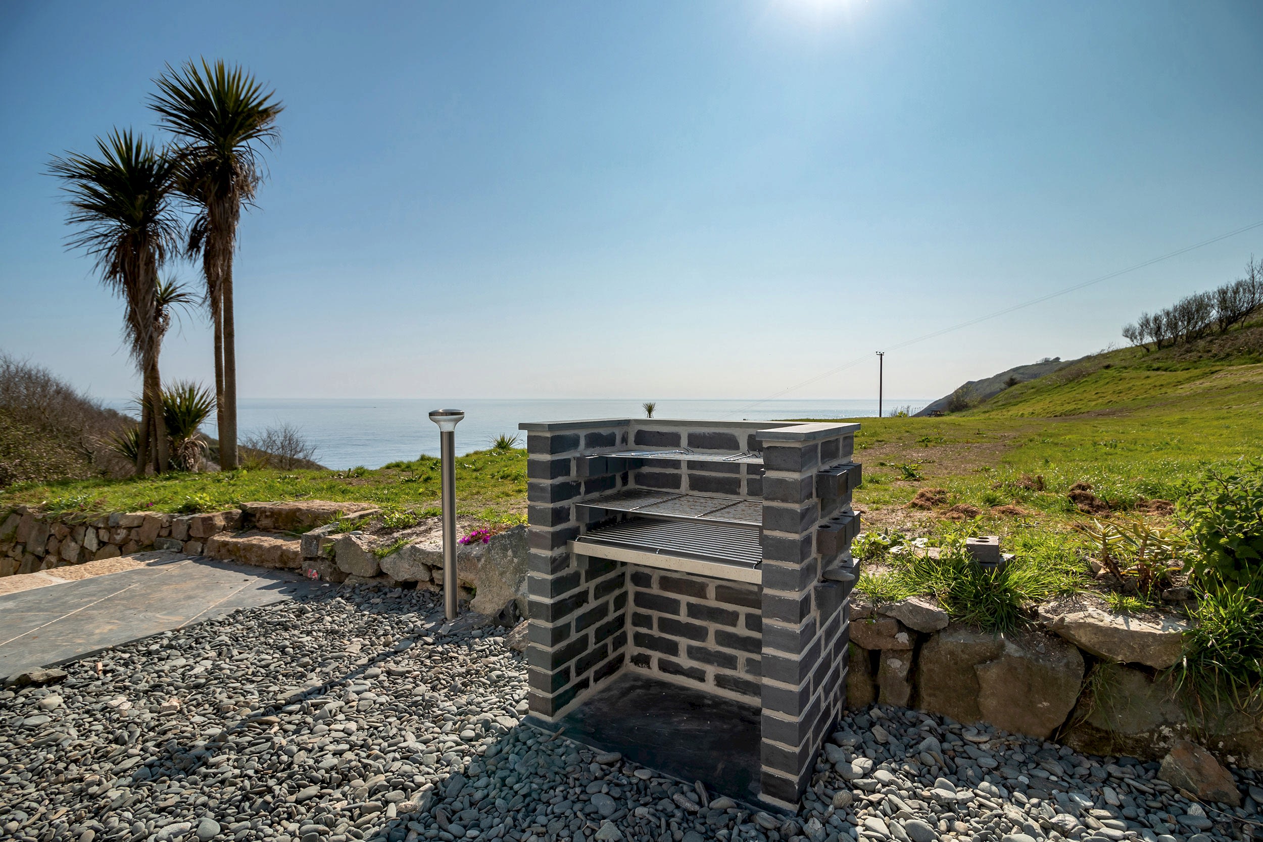 Porthkerris Divers - Cornwall, bbq area, holiday, view